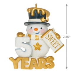 Hallmark 50 Sweet Years Special Edition Ornament -Ornament Shop 50 Sweet Years Snowman Keepsake Ornament 1799QGO2509 03