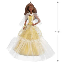 Hallmark 2023 Black Holiday Barbie™ Ornament 10 Hallmark 2023 Black Holiday Barbie™ Ornament -Ornament Shop African American Holiday Barbie Keepsake Ornament 2199QXR8217 03