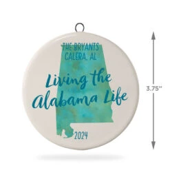 Hallmark Alabama Personalized State Ornament -Ornament Shop Alabama Personalized State Ornament 1999QHE1711B50 03