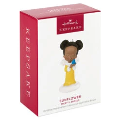 Hallmark Mary's Angels Sunflower Ornament 11 Hallmark Mary's Angels Sunflower Ornament -Ornament Shop Angel on Cloud With Bluebird Keepsake Ornament 1599QXR8227 04