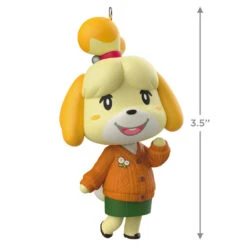 Hallmark Nintendo Animal Crossing™ Isabelle Ornament -Ornament Shop Animal Crossing Isabelle Keepsake Ornament 1899QXI6317 03