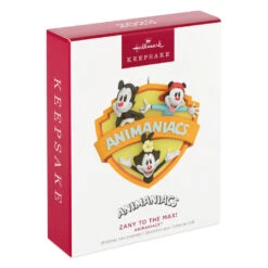 Hallmark Animaniacs™ Zany To The Max! Ornament -Ornament Shop Animaniacs Logo Keepsake Ornament 1899QXI6057 04