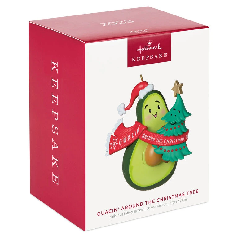 Hallmark Guacin' Around The Christmas Tree Ornament With Sound 6 Hallmark Guacin' Around The Christmas Tree Ornament With Sound - Image 4