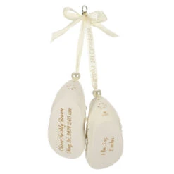 Baby’s First Christmas Booties Porcelain Personalized Ornament -Ornament Shop Babys First Christmas Booties Porcelain Personalized Ornament 2299QHE1924B1 06