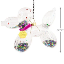 Signature Balloon Dog Premium Glass Hallmark Ornament -Ornament Shop Balloon Animal Dog Premium Glass Christmas Ornament 1HDL2168 03
