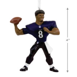 NFL Baltimore Ravens Lamar Jackson Hallmark Ornament -Ornament Shop Baltimore Ravens Lamar Jackson Christmas Ornament 1OSL2097 03