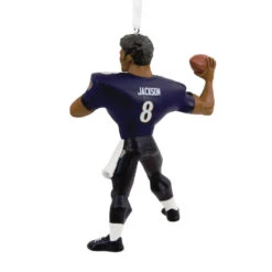 NFL Baltimore Ravens Lamar Jackson Hallmark Ornament -Ornament Shop Baltimore Ravens Lamar Jackson Christmas Ornament 1OSL2097 05