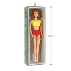 Hallmark Barbie™ Barbie's Best Friend, Midge™ Ornament -Ornament Shop Barbie Midge in Box Keepsake Ornament 1899QXI7009 03
