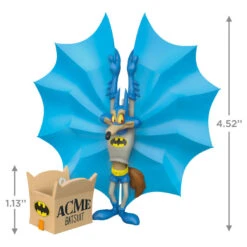 Hallmark Looney Tunes™ Wile E. Coyote™ As Batman™ Ornaments, Set Of 2 -Ornament Shop Batman Wile E. Coyote Keepsake Ornament 1899QXI6049 03