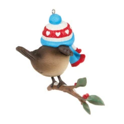 Hallmark Cozy Critters Special Edition Ornament 13 Hallmark Cozy Critters Special Edition Ornament -Ornament Shop Bird on Snowy Tree Branch Keepsake Ornament 1699QGO2797 06