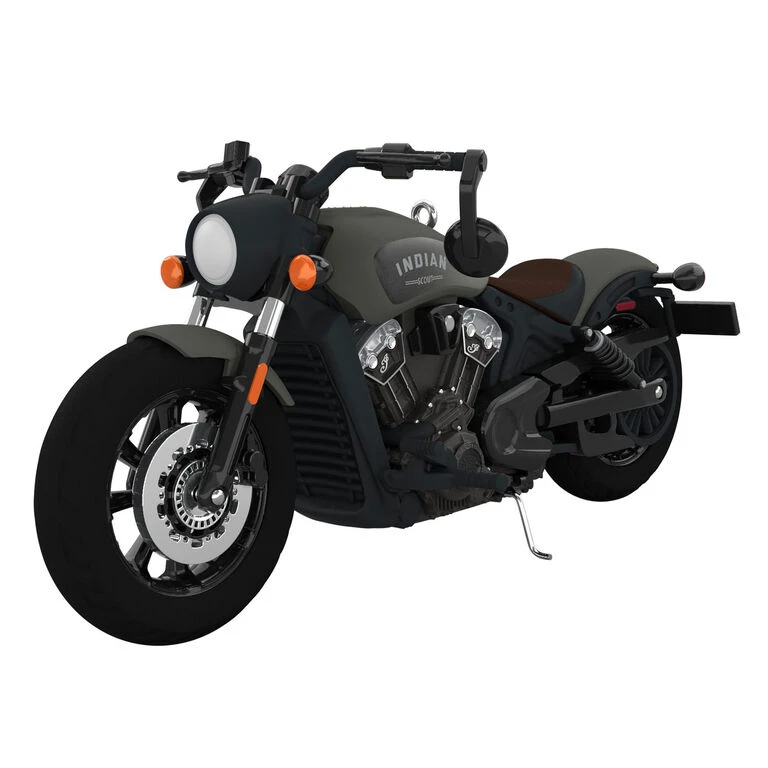 Hallmark Indian Motorcycle® Scout Bobber 2023 Metal Ornament 3 Hallmark Indian Motorcycle® Scout Bobber 2023 Metal Ornament