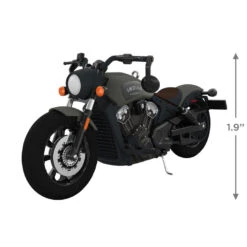Hallmark Indian Motorcycle® Scout Bobber 2023 Metal Ornament 10 Hallmark Indian Motorcycle® Scout Bobber 2023 Metal Ornament -Ornament Shop Black Indian Motorcycle Keepsake Ornament 2199QXI6037 03