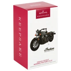 Hallmark Indian Motorcycle® Scout Bobber 2023 Metal Ornament 11 Hallmark Indian Motorcycle® Scout Bobber 2023 Metal Ornament -Ornament Shop Black Indian Motorcycle Keepsake Ornament 2199QXI6037 04