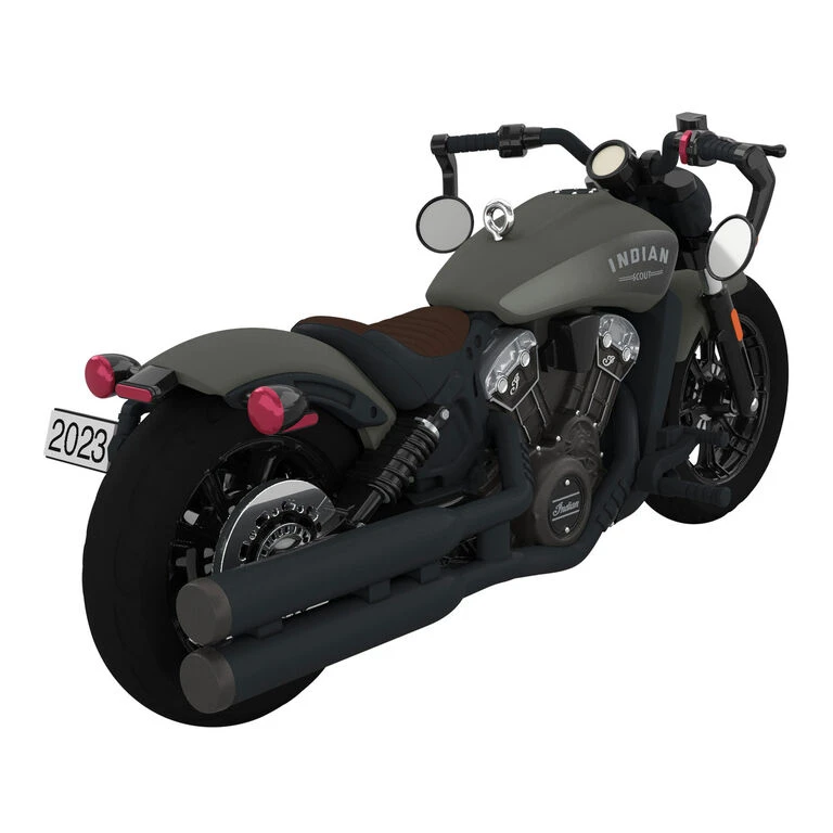 Hallmark Indian Motorcycle® Scout Bobber 2023 Metal Ornament 8 Hallmark Indian Motorcycle® Scout Bobber 2023 Metal Ornament - Image 6