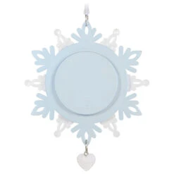 Hallmark Our First Christmas Together Snowflake 2023 Photo Frame Ornament 13 Hallmark Our First Christmas Together Snowflake 2023 Photo Frame Ornament -Ornament Shop BlueWhite Snowflake Picture Frame Keepsake Ornament 1699QGO2879 06
