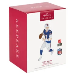 Hallmark NFL Buffalo Bills Josh Allen Football Legends Ornament 11 Hallmark NFL Buffalo Bills Josh Allen Football Legends Ornament -Ornament Shop Buffalo Bills Josh Allen Keepsake Ornament 2299QXR8247 04