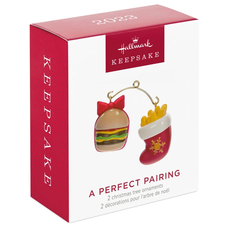 Hallmark Mini A Perfect Pairing Ornaments, Set Of 2 6 Hallmark Mini A Perfect Pairing Ornaments, Set Of 2 - Image 4