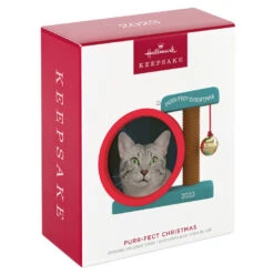Hallmark Purr-fect Christmas 2023 Photo Frame Ornament 11 Hallmark Purr-fect Christmas 2023 Photo Frame Ornament -Ornament Shop Cat Scratcher Toy Picture Frame Keepsake Ornament 1599QGO2597 04