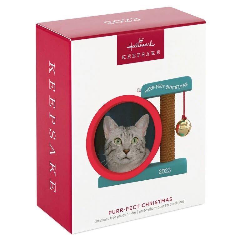Hallmark Purr-fect Christmas 2023 Photo Frame Ornament 6 Hallmark Purr-fect Christmas 2023 Photo Frame Ornament - Image 4
