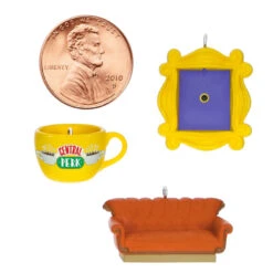 Hallmark Mini Friends Coffee Cup, Frame And Couch Ornaments, Set Of 3 15 Hallmark Mini Friends Coffee Cup, Frame And Couch Ornaments, Set Of 3 -Ornament Shop Central Perk Mug Couch Frame Keepsake Ornaments 2199QXM9257 07