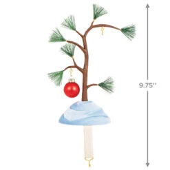Hallmark The Peanuts® Gang A Charlie Brown Christmas Ornament And Stocking Hanger -Ornament Shop Charlie Brown Tree Keepsake OrnamentStocking Hanger 1QSB6299 03