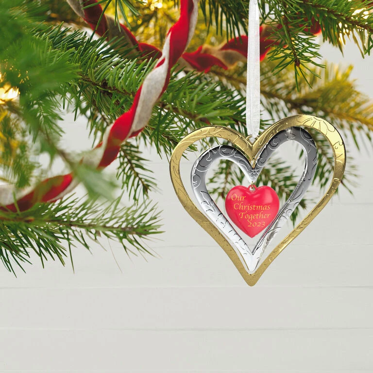 Hallmark Our Christmas Together 2023 Metal Ornament 4 Hallmark Our Christmas Together 2023 Metal Ornament - Image 2