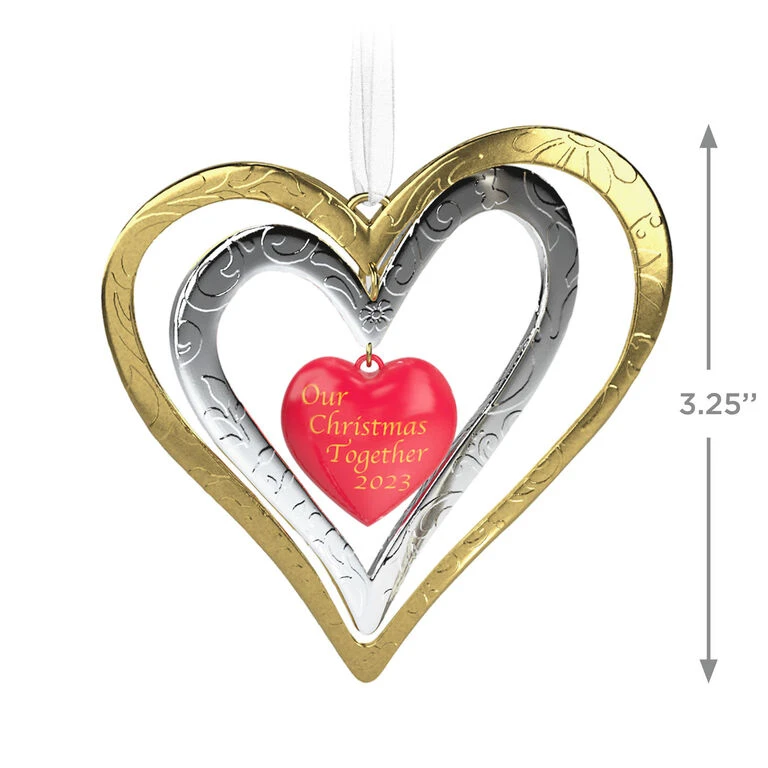 Hallmark Our Christmas Together 2023 Metal Ornament 5 Hallmark Our Christmas Together 2023 Metal Ornament - Image 3