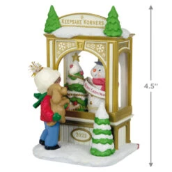 Hallmark Christmas Window 2023 Exclusive Ornament -Ornament Shop Christmas Window 2023 Exclusive Ornament 2299QXC5618 03