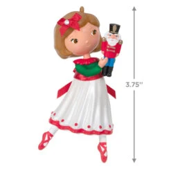 Hallmark Nutcracker Sweet Clara 2023 Exclusive Ornament -Ornament Shop Clara With Nutcracker Keepsake Ornament 1799QXC5621 03