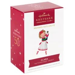 Hallmark Nutcracker Sweet Clara 2023 Exclusive Ornament -Ornament Shop Clara With Nutcracker Keepsake Ornament 1799QXC5621 04