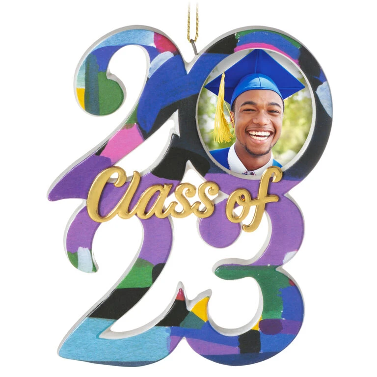 Hallmark Congrats, Grad! 2023 Ceramic Photo Frame Ornament 3 Hallmark Congrats, Grad! 2023 Ceramic Photo Frame Ornament