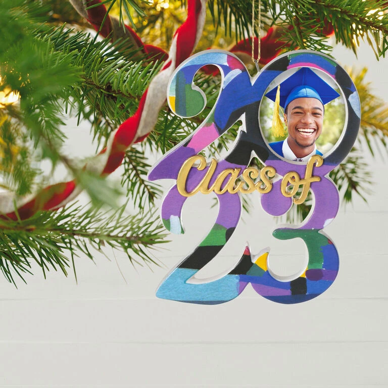 Hallmark Congrats, Grad! 2023 Ceramic Photo Frame Ornament 4 Hallmark Congrats, Grad! 2023 Ceramic Photo Frame Ornament - Image 2