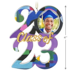 Hallmark Congrats, Grad! 2023 Ceramic Photo Frame Ornament 10 Hallmark Congrats, Grad! 2023 Ceramic Photo Frame Ornament -Ornament Shop Class of 2023 Picture Frame Keepsake Ornament 1999QHX3089 03