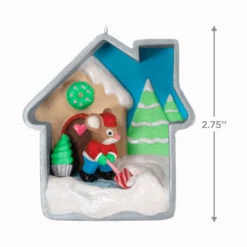Hallmark Cookie Cutter Christmas Ornament -Ornament Shop Cookie Cutter Mouse Diorama Keepsake Ornament 1799QXR8067 03