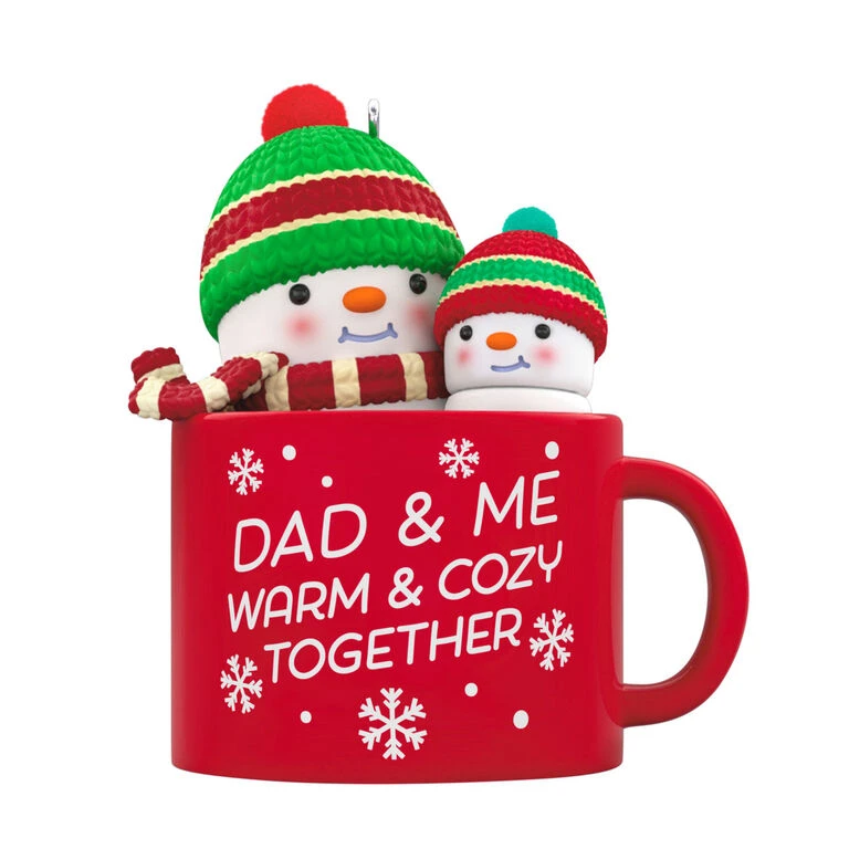 Hallmark Dad & Me Hot Cocoa Mug 2023 Ornament 3 Hallmark Dad & Me Hot Cocoa Mug 2023 Ornament