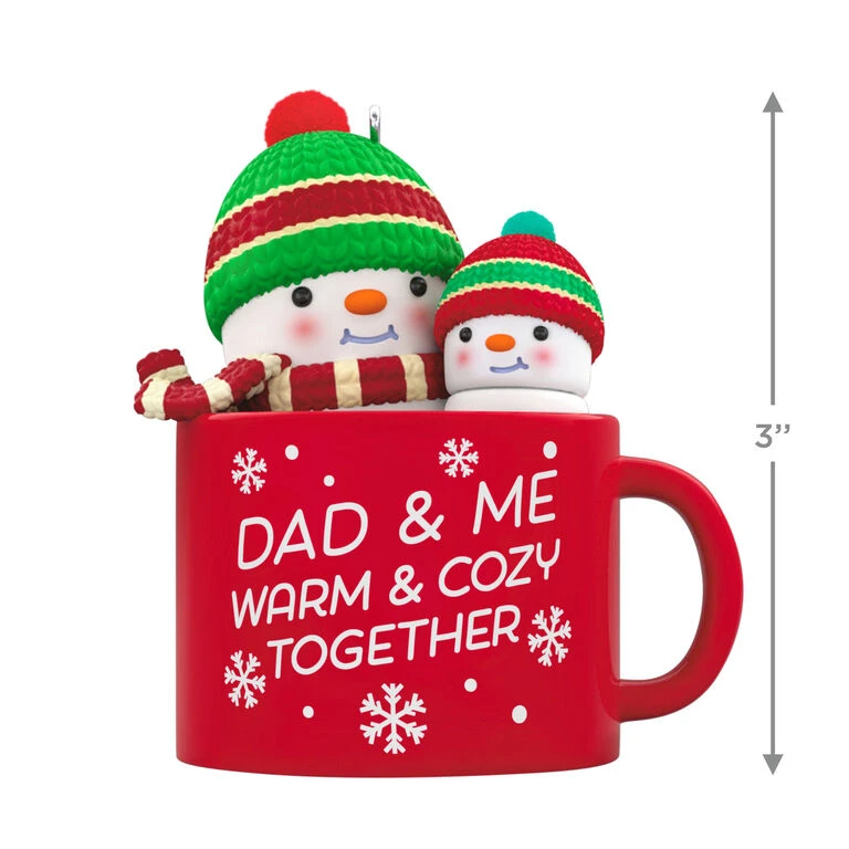 Hallmark Dad & Me Hot Cocoa Mug 2023 Ornament 5 Hallmark Dad & Me Hot Cocoa Mug 2023 Ornament - Image 3