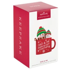 Hallmark Dad & Me Hot Cocoa Mug 2023 Ornament 11 Hallmark Dad & Me Hot Cocoa Mug 2023 Ornament -Ornament Shop Dad Me Snowmen in Mug Keepsake Ornament 1599QGO2579 04