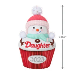 Hallmark Daughter Cupcake 2023 Ornament -Ornament Shop Daughter Snowman Cupcake 2023 Keepsake Ornament 1399QGO2539 03