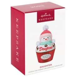 Hallmark Daughter Cupcake 2023 Ornament -Ornament Shop Daughter Snowman Cupcake 2023 Keepsake Ornament 1399QGO2539 04