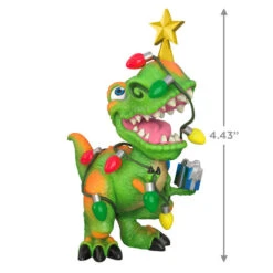 Hallmark Tree Rex Ornament -Ornament Shop Dinosaur in Christmas Lights Keepsake Ornament 1799QGO2779 03