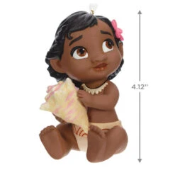 Hallmark Disney Moana The Ocean Chose Me Porcelain Ornament -Ornament Shop Disney Baby Moana Keepsake Ornament 2499QXD6627 03