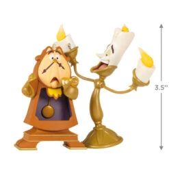Hallmark Disney Beauty And The Beast Lumiere And Cogsworth Ornament -Ornament Shop Disney Lumiere and Cogsworth Keepsake Ornament 2499QXE3277 03