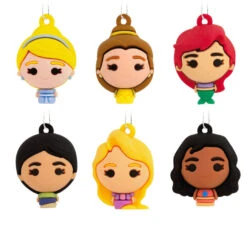 Mini Disney Princess Shatterproof Hallmark Ornaments, Set Of 6