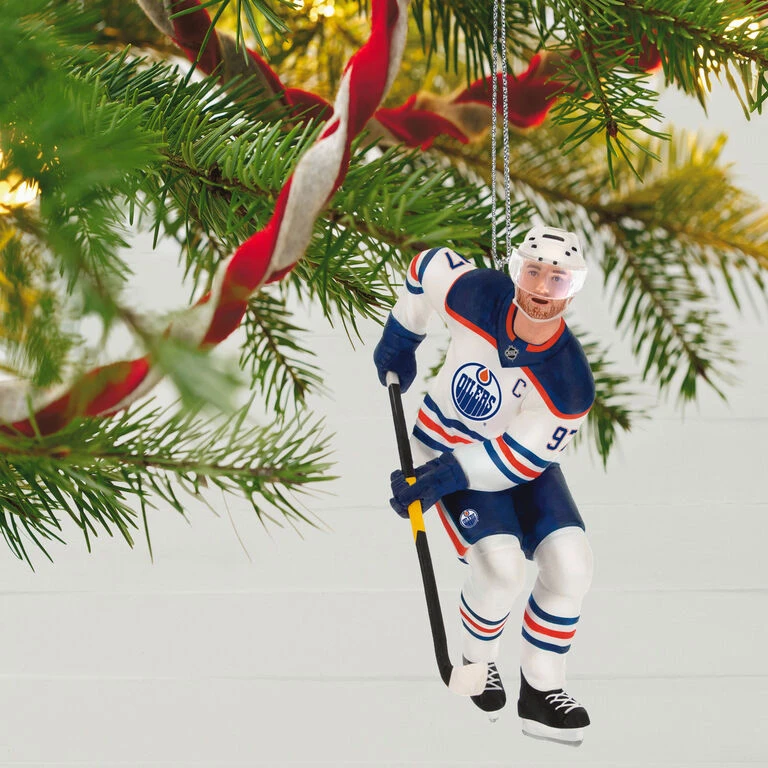Hallmark NHL® Edmonton Oilers® Connor McDavid Ornament 4 Hallmark NHL® Edmonton Oilers® Connor McDavid Ornament - Image 2