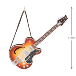 Hallmark Lookin' Out My Back Door Guitar Musical Ornament -Ornament Shop Electric Guitar Keepsake Ornament 2099QGO2629 03