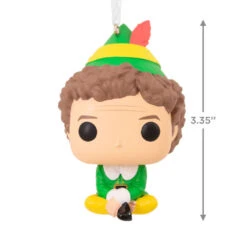 Elf Buddy The Elf™ Funko POP!® Hallmark Ornament -Ornament Shop Elf Buddy the Elf Funko POP Christmas Ornament 3HCM1107 03