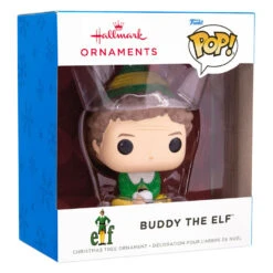 Elf Buddy The Elf™ Funko POP!® Hallmark Ornament -Ornament Shop Elf Buddy the Elf Funko POP Christmas Ornament 3HCM1107 04