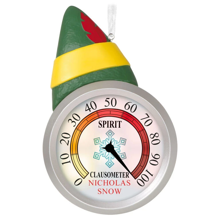 Hallmark Elf™ Clausometer Personalized Ornament With Light 3 Hallmark Elf™ Clausometer Personalized Ornament With Light