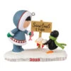 Hallmark Frosty Friends 2023 Ornament -Ornament Shop Eskimo and Penguin Keepsake Ornament 1699QXR8029 01