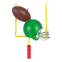 Hallmark Football Star 2023 Ornament -Ornament Shop Football Goal Post and Helmet Keepsake Ornament 1399QGO2707 06